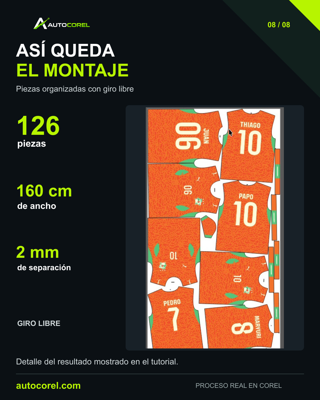 Así queda el montaje